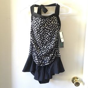 Brand New One Piece Bathing Suit By Aqua Green